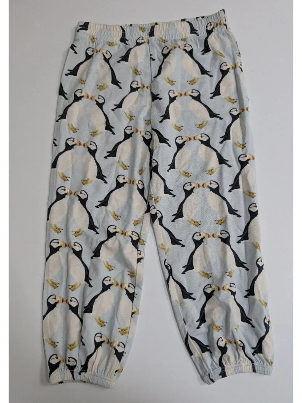 Kate Quinn Modal Puffins Short Sleeve Jogger Set 2T Birds PNW
